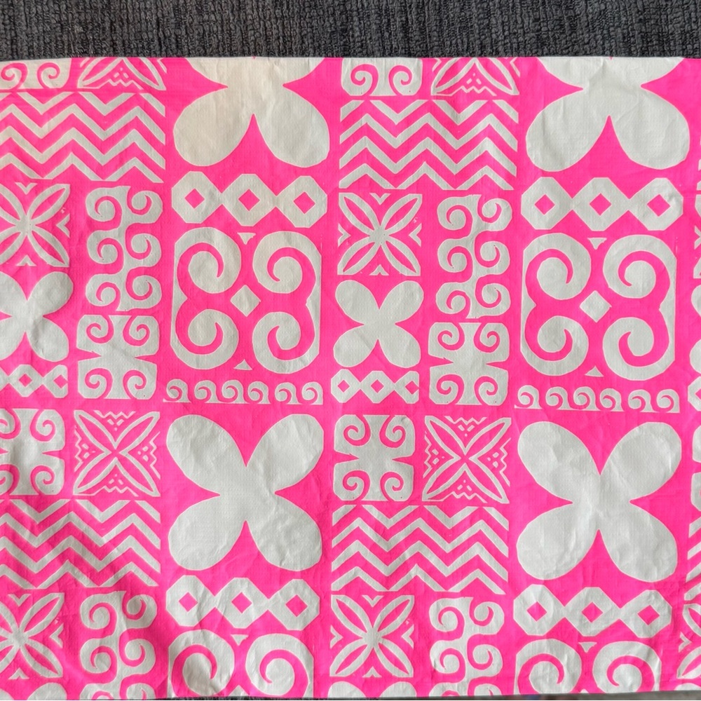 Aloha Collection Pink + White Mid Pouch - Picture 2 of 2